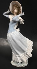 Vintage LLADRO PORCELAIN FIGURINE SPRING BREEZE #4936, #13.25