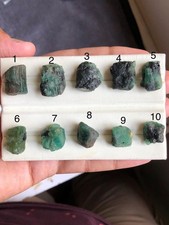 Natural Emerald Rough Gemstone, Zambia Emerald Rough, Natural Shape Emerald. picture
