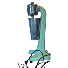 Vintage Hamilton Beach Jadeite Green Milkshake Mixer Works Fine Blender Auth picture
