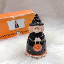 Vintage Sandi Gore Halloween Punkin Pals Welcome My Pretty Votive Candle Holder picture