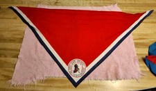 (2) Vtg BSA Boy Scouts of America Triangle Scarves Troop 1571 & 1957 Jamboree picture