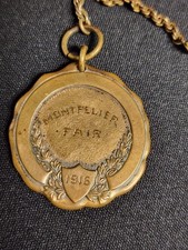 Antique 1916 Montpelier Fair Award 'Second Relay' Race Vermont Sport Memorabilia picture