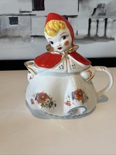 Vtg. Authentic Original Hull Little Red Riding Hood Teapot 1940's USA picture