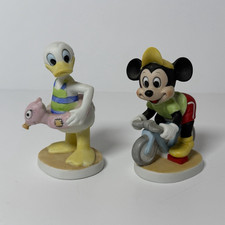 Walt Disney Vintage Mickey Mouse Tricycle + Duck Pink Float Lot 2 picture