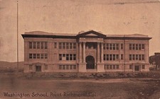Point Richmond California CA Washington School Vtg Postcard K15 picture