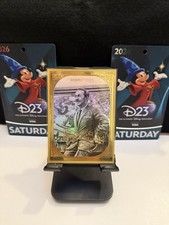 D23 Expo Exclusive Walt Disney Iron Studios Limited Gold Foil Collectible Card picture