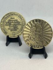 Armor of God Jesus Collector Commemorative Challenge John 3:16 Coin picture