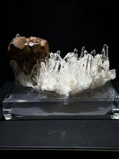 3.74LB Natural Limliya pyrite symbiotic crystal Quartz Mineral Specimen Healing picture