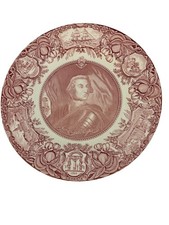 Wedgwood James Edward Oglethorpe Georgia Red Collector Plate picture