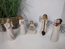 WILLOW TREE ANGELS GROUP of 5: Kindness, Healing, Heart, Bright Star, & Garden picture