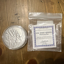Anne Stokes Dragons 2018 Limited Edition Collector Coin with COA/Certificate picture