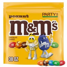 M&M'S Peanut Milk Chocolate Candy Resealable 38 Ounce (Pack of 1), Yellow picture