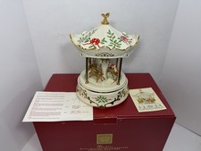 Lenox Santa Millennium Centerpiece Carousel Music picture