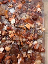 1750g Natural Mexican Fire Opal Rough Lapidary Cabbing Specimen Dealer Lot picture