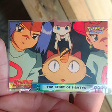 Topps 1999 Pokémon: The First Movie Rainbow Foil #24 The Story of Mewtwo picture
