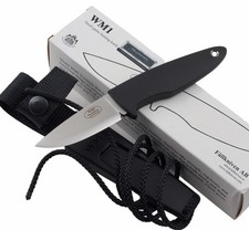 Fallkniven WM1 Sporting Fixed Blade Knife VG-10 Steel Black Thermorun Sweden picture
