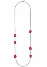 NIB $599 Atelier Swarovski Moselle Long Necklace Strandage Fuchsia Pink 5414048 picture