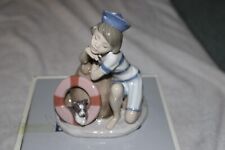 Lladro Friday's Child - Girl with 3 Cats - 