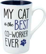 Pavilion- My Cat - 15 oz. Latte Cup, White picture