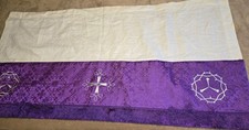 Rare Christian GASPARD Castle Craft RN25309 100% Purple Silk 57