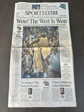Vintage LA Times Lakers Game 7 vs Portland 2000 Sports Extra Newspaper Section picture