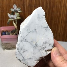 104-70-24mm Natural White Turquoise block Rough Crystal specimens 302g A5150 picture