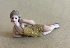 Antique Art Deco German Porcelain Lady Figurine # 5684 picture