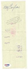 Tony Conigliaro Boston Red Sox Signed Check 1975 PSA Rare 1/1 Blackfriar's Club picture