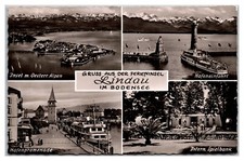 Gruss Aus Der Ferieninsel Lindau Im Bodensee RPPC Belgium picture