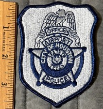 Vintage Obsolete City of Houston Texas TX Airport Police Officer Patch picture