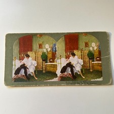 Robbing The Male Staged TW Ingersoll Series 1899 Antique Stereoview Card 5H6-3 picture