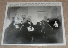 PRESIDENT LYNDON BAINES JOHNSON VINTAGE HAWAII VIETNAM ORIGINAL PRESS PHOTO  picture