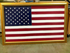 Framed American Flag (Custom made to Order) Free Pickup picture