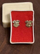vintage 24k minnie mouse child’s earrings  picture