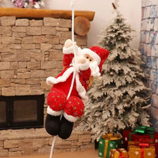 30cm Fabric Santa Claus Christmas Figurine Holiday Tabletop Decor picture