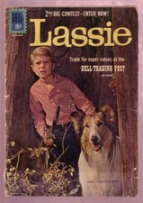 M-G-M'S LASSIE #55 1961-TV PHOTO COVER-DELL-VARIANT- G- picture