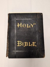 Large 1872 Holy Bible - People's Standard Edition by Ziegler and McCurdy in USA  picture
