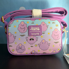 Loungefly Adventure Time Lumpy Space Princess Purple Multicolor Crossbody Bag picture