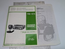 1980s Realistic 31-1537 TRC-473 CB 40-Channel Transceiver Owners Manual Rules 5E picture
