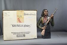 GERONIMO “REBELLIOUS” Legends Of The West Bronze Sculpture CA Pardell 816/950 picture