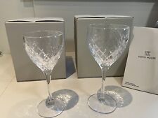 8 Brand New Barwell Crystal Wine Glasses picture