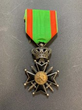 Original Kingdom of Belgium Millitary Cross Medal picture