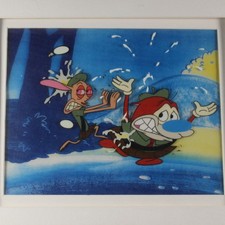 Ren & Stimpy Animation Cel Framed Art Nickelodeon 90s Cartoon Original picture