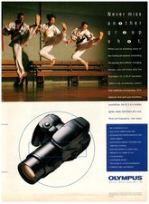 PRINT AD 1994 Olympus Never Miss Another Group Shot Karate Kick 90's IS-3 DLX Ad picture