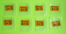 1973 New York Registration Year Sticker You Pick Month Original New In Plastic picture