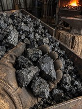 Bituminous Coal / Blacksmiths Coal (25 LBS) box bagged and sealed for moisture picture