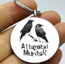 Crows Attempted Murder Hot Art Keychain picture