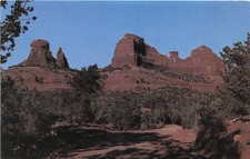 Postcard AZ: Red Rocks, Oak Creek Canyon, Arizona picture