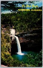 Vtg Mentone Alabama AL DeSoto Falls State Park Waterfall 1960s View Old Postcard picture
