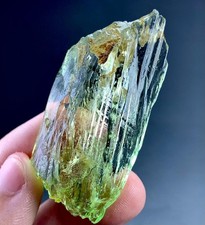 155 Carat Green Apple Colour kunzite Crystal Specimen From Afghanistan picture